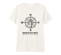 Whitley Bay Trouvez Votre Chemin T-Shirt Haut de Gamme
