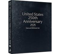 Whitman Prestige™ Coin Album - United States 250th Anniversary Coin Collection: 2026 Date & Mintmark Set (Black)