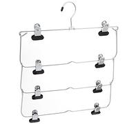 Whitmor 6021-185 Ébène Chrome Collection Pliable 4 étages Jupe Cintre