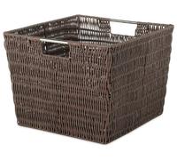 Whitmor 6500-1715 Rattique Sac de Rangement, Marron, 13W x 15D x 9.63H in.