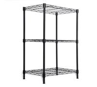 Whitmor Étagère de rangement à 3 niveaux, étagère en métal robuste, capacité de 181,4 kg par étagère, 544,3 kg au total, assemblage facile pour cuisine, garage, plantes, 45,7 x 30,5 x 67,1 cm (L x l x