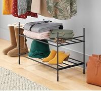 Whitmor Étagère empilable modulaire à 2 niveaux