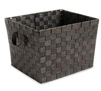 Whitmor Large tissé Sangle Tote, Espresso, Taille L