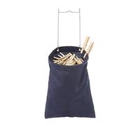 Whitmor Lot de 100 Pinces à Linge en Bois Naturel, Ultra résistantes, Hanging Clothespin Bag, Clothespin Bag