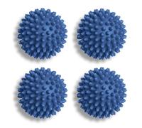 Whitmor Lot de 4 balles de séchage - Alternative écologique à l'adoucissant - Bleu