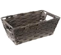 Whitmor Split Rattique Petit sac fourre-tout Gris délavé