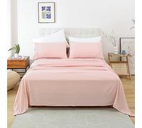 Whitney Home Textile Parure de lit 3 pièces pour lit Jumeaux - Draps de lit de Luxe Doux et Confortables, draps Respirants et rafraîchissants pour Femmes, Hommes, Adolescents, Poche très Profonde