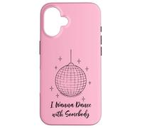 Whitney Houston Ballon Disco I Wanna Dance with Somebody Coque pour iPhone 16