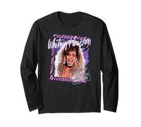 Whitney Houston Cadre à Rayures I Wanna Dance with Somebody Manche Longue