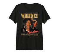 Whitney Houston I Will Always Love You Collage Vieilli T-Shirt Haut de Gamme