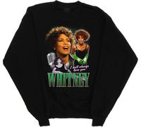 Whitney Houston - "I Will Always Love You" Sweatshirt für Damen BI42781 (M) (Schwarz)