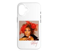 Whitney Houston Photo Signature Ruban Rouge Coque pour iPhone 16