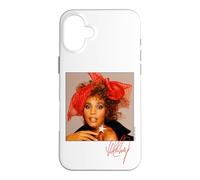 Whitney Houston Photo Signature Ruban Rouge Coque pour iPhone 16 Plus