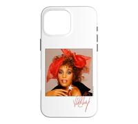 Whitney Houston Photo Signature Ruban Rouge Coque pour iPhone 16 Pro Max