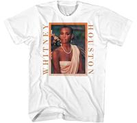 Whitney Houston Singer 1985 Album Cover Adult Short Sleeve T-Shirts Graphic Tees Manches Courtes(XX-Large)