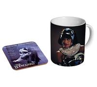 Whitney Houston The Bodyguard Tasse à café en céramique + dessous-de-verre Coffret cadeau