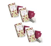 Whittard® | Thé noir parfumé et délicat à la rose anglaise | Thé noir saveur pétale de rose - 4 x 25 filtres | Sachets individuels de thé noir