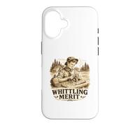 Whittling Merit Bois Whittling Woodcarver Whittler Carver Coque pour iPhone 16