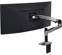 WHIY-Bras Lx Premium : Support Mono-Écran,Pour Moniteurs Jusqu'À 34 Pouces,3,2-11,3Kg,Vesa 75X75/100X100 \U2013 Aluminium Poli (45-241-026)