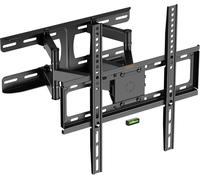 WHIY-Support Tv Inclinable Et Pivotant-Support Mural Tv Pour Écrans 24-65" Incurvés Et Plats-Capacité De 45Kg-Vesa Max: 400X400Mm