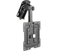 WHIY-Support Tv Pour Plafond,Adapté Aux Téléviseurs 19-43 Pouces,Pliable,Réglable En Hauteur,Pivotant,Inclinable,Jusqu'À Vesa 200X200,Noir