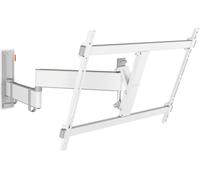 WHIY-Tvm 3645 Support Mural Tv Orientable Pour Téléviseurs 40-77 Pouces,Max. 35 Kg,Pivotant Jusqu'À 180º,Support Tv Totalement Orientable Max. Vesa 600X400,Compatibilité Universelle,Blanc