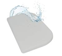 WhizProducts Drap-housse imperméable, gris argenté, 89 x 50 cm, compatible avec Babybay Maxi, Midi, Boxspring, Comfort et Comfort Plus - Drap-housse avec protège-matelas respirant intégré
