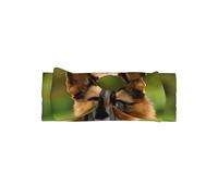 WHJDPP Bandeau bébé imprimé berger allemand Happy - Doux et extensible - Accessoire nouveau-né pour séance photo et fête prénatale
