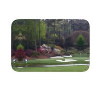WHJDPP Beau tapis de bain imprimé terrain de golf 101,6 x 152,4 cm - Tapis de bain en polyester de haute qualité | Revêtement de sol antidérapant | Durable et facile d'entretien pour salles de bains