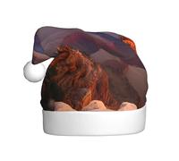 WHJDPP Beauty Grand Canyon Picture Chapeaux de Noël en peluche pour homme et femme