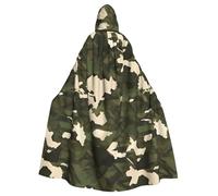 WHJDPP Cape à capuche imprimée camouflage militaire pour adulte - Très grande cape à capuche sans fermeture éclair