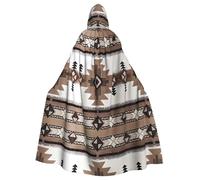 WHJDPP Cape à capuche pour adulte avec image des aborigènes - Très grande cape à capuche sans fermeture éclair