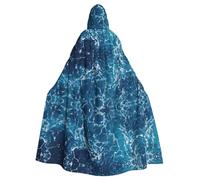 WHJDPP Cape à capuche pour adulte Motif océan tropical plage Halloween - Très grande cape à capuche sans fermeture éclair