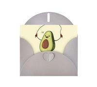 WHJDPP Carte de vœux grise avec corde à sauter avocat 10,2 x 15,2 cm pour Noël, anniversaire d'enfant, Saint-Valentin, anniversaire de mariage et invitations de fête