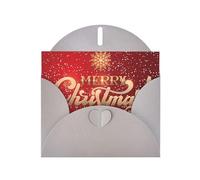 WHJDPP Carte de vœux grise avec impression « Merry Christmas too » de 10,2 x 15,2 cm pour Noël, les anniversaires d'enfants, la Saint-Valentin, les anniversaires de mariage et les invitations de fête