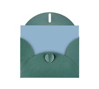 WHJDPP Carte de vœux vert foncé avec motif étoile bleue 10,2 x 15,2 cm pour Noël, anniversaire d'enfant, Saint-Valentin, anniversaire de mariage et invitations de fête