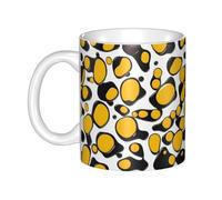 WHJDPP Cell Molecules Mug en céramique pour cappuccino, latte, céréales, yaourt, lait, boissons chaudes ou froides Four à micro-ondes