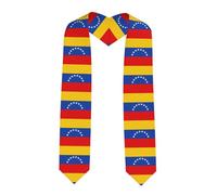 WHJDPP Châle aplati de remise de diplôme avec drapeau du Venezuela, bon drapé, pas facile à déformer, coin pointu, Taille unique