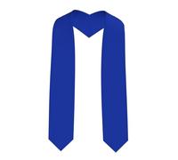 WHJDPP Châle de remise de diplôme aplati impression bleu roi bon drapé pas facile à déformer, coin pointu, Taille unique