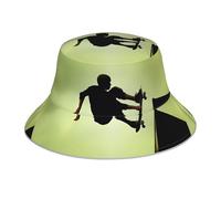 WHJDPP Chapeau bob réfléchissant unisexe léger, respirant, pliable