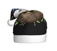 WHJDPP Chapeau de Noël avec imprimé pic dans le nid pour adulte, doux, léger et moelleux pour homme et femme
