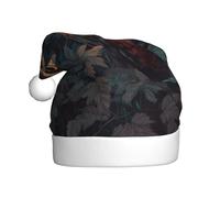 WHJDPP Chapeau de Noël durable pour adulte Motif chouette dans la forêt pour Halloween, Noël, Nouvel An