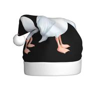 WHJDPP Chapeau de Noël imprimé deux oies blanches pour adultes - Cadeau pour homme et femme