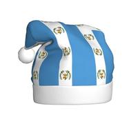 WHJDPP Chapeau de Noël imprimé drapeau du Guatemala pour adultes célébrations festives comme cadeau pour homme et femme