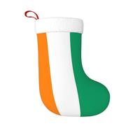 WHJDPP Chaussette de Noël motif drapeau de la Côte d'Ivoire pour Halloween et Noël Décorez le bureau, arbre de Noël