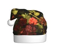 WHJDPP Clover in the Shred Prints Chapeau de Noël durable pour adulte pour Halloween, Noël, Nouvel An