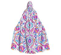 WHJDPP Continuation of flowers Picture Cape à capuche pour adulte avec nœud papillon pour fêtes costumées, cosplay