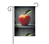 WHJDPP Drapeau de jardin imprimé Apple in the sketch, 30,5 x 45,7 cm pour décoration de cour avec une largeur de poteau de 3 cm (drapeau uniquement, mât non inclus)