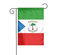 WHJDPP Drapeau de la Guinée équatoriale de 30,5 x 45,7 cm pour décoration de cour avec une largeur de poteau de 3 cm (drapeau uniquement, mât non inclus)