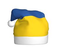 WHJDPP Drapeau de l'Ukraine Image Chapeau de Noël pour Adulte pour Noël, Halloween, Nouvel An, Soldes, Promotions